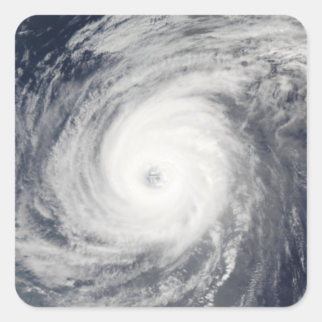 Adesivo Quadrado Tufão Sudal a sul do Japão (Frente)