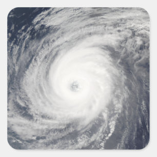 Adesivo Quadrado Tufão Sudal ao sul de Japão