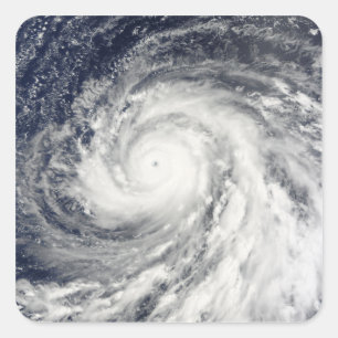 Adesivo Quadrado Tufão super Choi-WAN sobre os Mariana Island