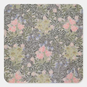 Adesivo Quadrado Tulipas, margaridas e madressilva