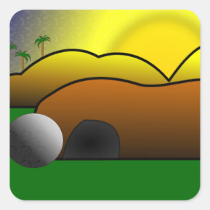 Adesivo Quadrado Tumba vazio