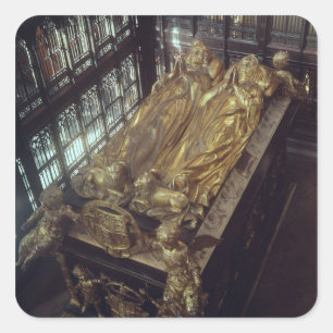 Adesivo Quadrado Túmulo de Henry VII e de sua esposa