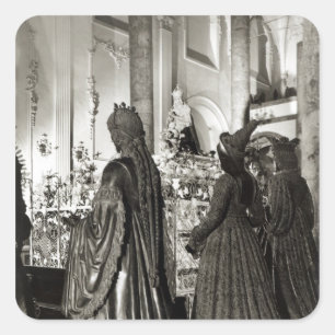 Adesivo Quadrado Túmulo de Maximilian mim