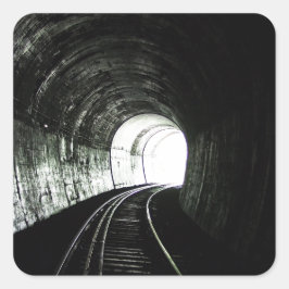 Adesivo Quadrado Túnel de locomotiva