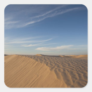Adesivo Quadrado Tunísia, Deserto do Saara, Douz, Grande Duna, crep
