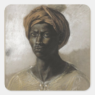 Adesivo Quadrado Turbante do au de Nègre