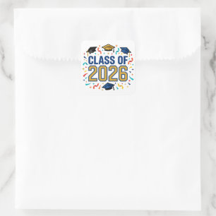 Adesivo Quadrado Turma de 2026