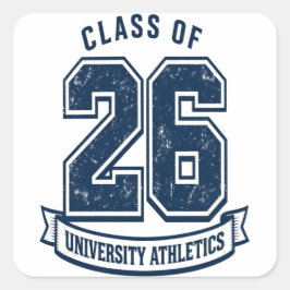 Adesivo Quadrado Turma de 2026 – Graduate Pride College