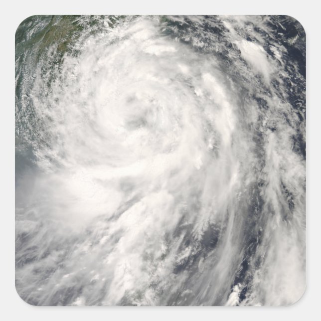Adesivo Quadrado Typhoon Fung-wong (Frente)