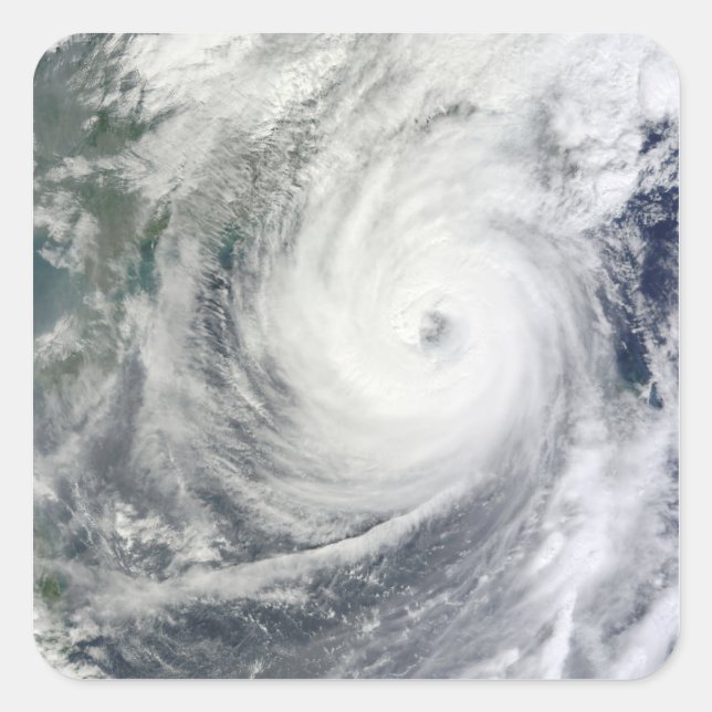 Adesivo Quadrado Typhoon Megi 4 (Frente)