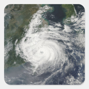Adesivo Quadrado Typhoon Sinlaku