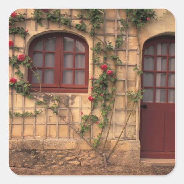 Adesivo Quadrado UE, França, Loire Valley, Indre, et, Loire, (Frente)