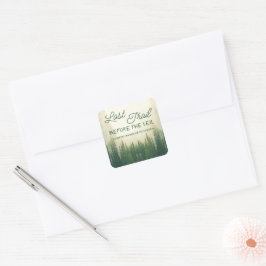 Adesivo Quadrado Última Trilha Antes Da Bachelorette Do Véu