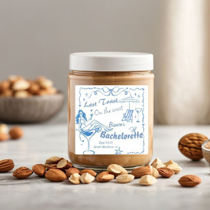 Adesivo Quadrado Último Brinde Desenhado À Mão Na Baquelorete Coste