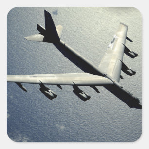 Adesivo Quadrado Um B-52 Stratofortress em vôo