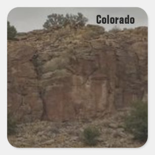 Adesivo Quadrado Um Bonito Colorado Photo Stickers