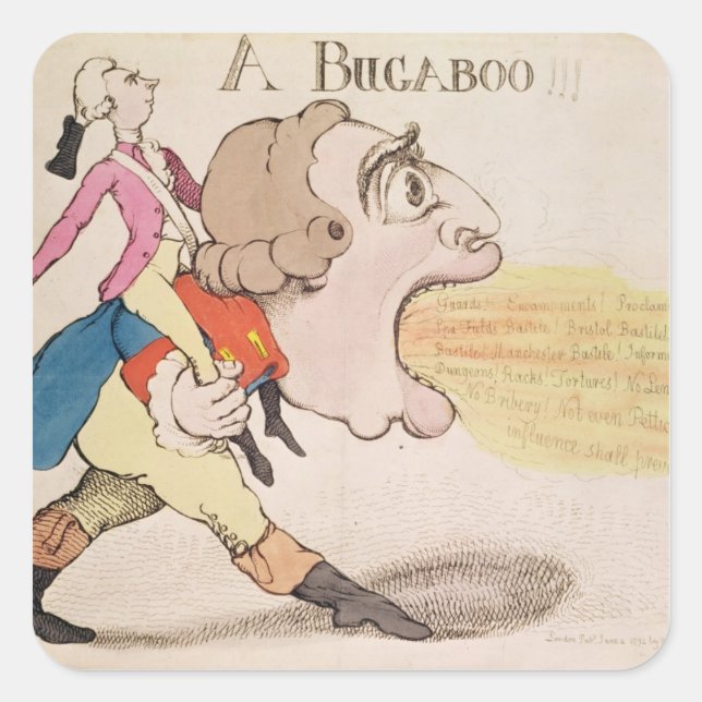 Adesivo Quadrado Um Bugaboo! (Frente)