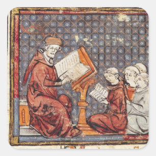 Adesivo Quadrado Um ensino do filósofo em Paris