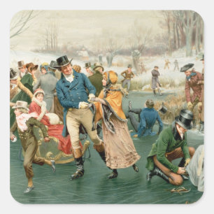 Adesivo Quadrado Um Feliz Natal, do Pears Annual, 1907