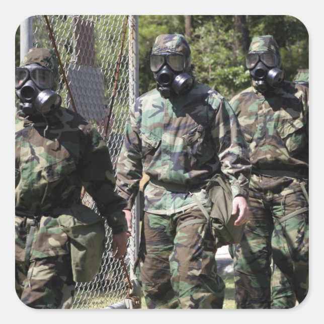 Adesivo Quadrado Um grupo de participantes do desafio solar (Frente)