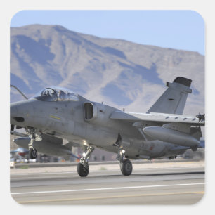 Adesivo Quadrado Um lutador italiano da força aérea AMX