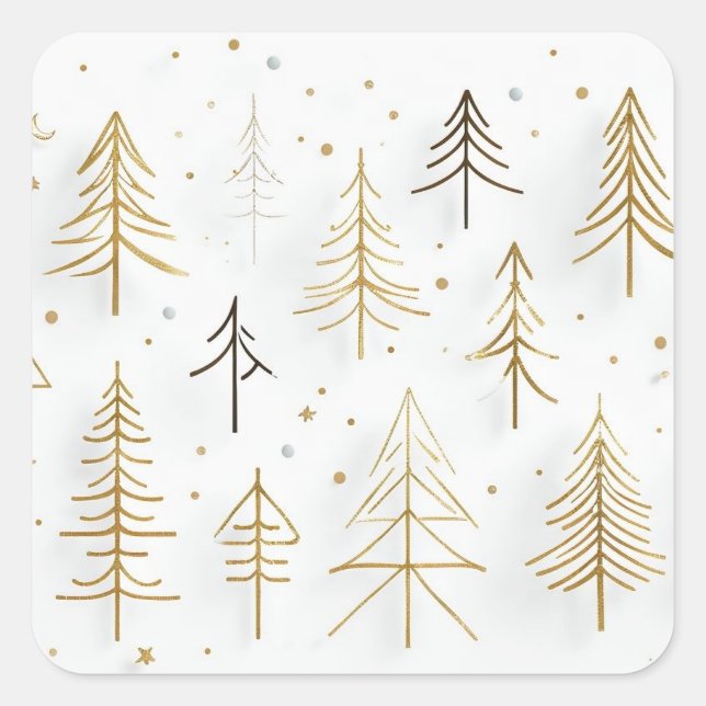 Adesivo Quadrado um palito interessante (Frente)