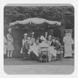 Adesivo Quadrado Um partido do pequeno almoço em Osbourne