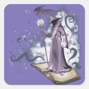Adesivo Quadrado Um Pequeno Feiticeiro