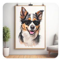 Um poster para amantes de cães Melhor Amigo do Hom