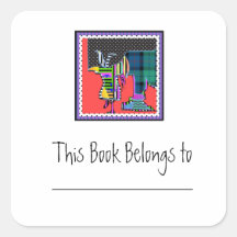 Um Tipo Diferente De Vinheta De Placa De Animais