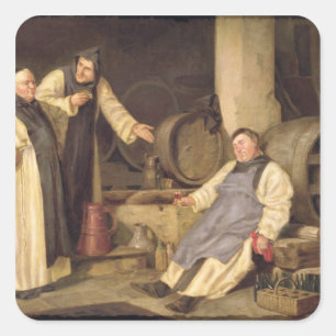 Adesivo Quadrado Um vidro demasiados