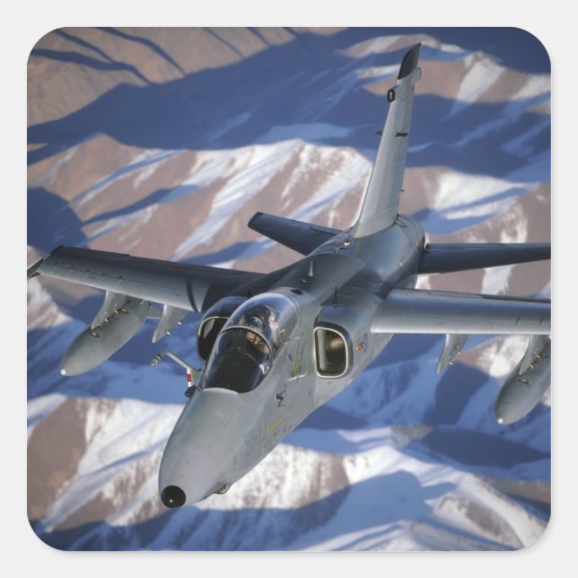 Adesivo Quadrado Uma AMX italiana se desconecta (Frente)