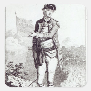 Adesivo Quadrado Uma apelação a Heaven', um retrato do general Le