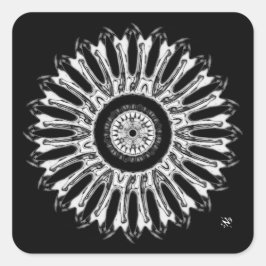 Adesivo Quadrado Uma boa coisa redonda v1