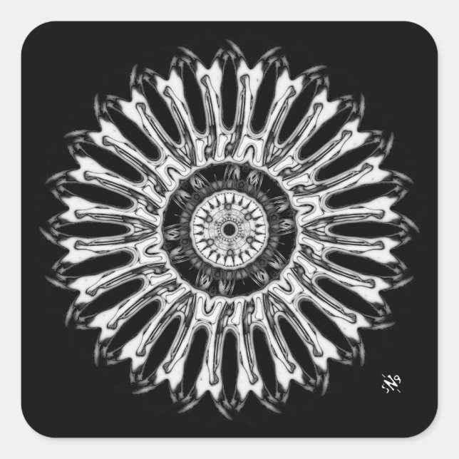 Adesivo Quadrado Uma boa coisa redonda v1a (Frente)