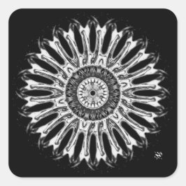 Adesivo Quadrado Uma boa coisa redonda v1b