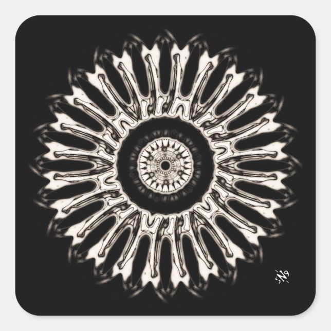 Adesivo Quadrado Uma boa coisa redonda v2 (Frente)