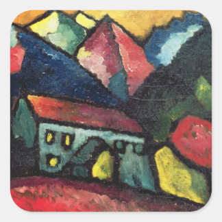Adesivo Quadrado Uma casa nas montanhas, 1912