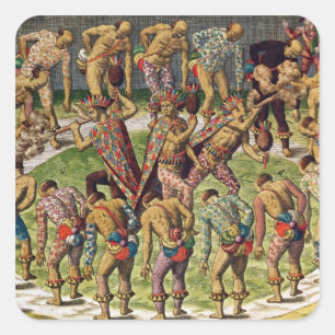 Adesivo Quadrado Uma Celebração Bárbara