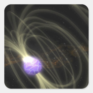 Adesivo Quadrado Uma concepção do artista do magneta 1806-20 de S