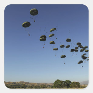 Adesivo Quadrado Uma Força Aérea dos EUA C-17 Globemaster III 2