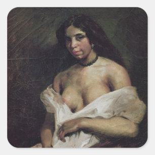 Adesivo Quadrado Uma mulher do mulato, c.1821-24