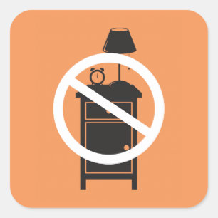 Adesivo Quadrado Uma Noite De Pé