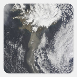 Adesivo Quadrado Uma nuvem da cinza