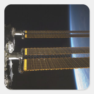 Adesivo Quadrado Uma parcela da estação espacial internacional 2