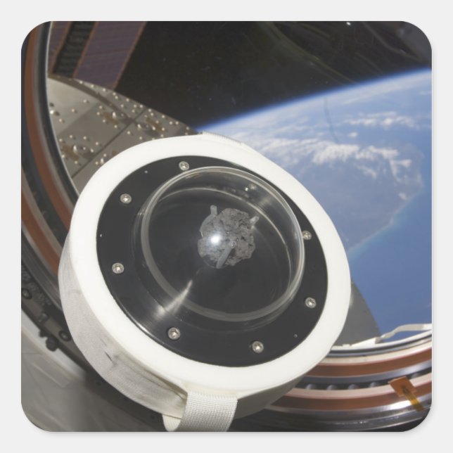 Adesivo Quadrado Uma rocha lua (Frente)