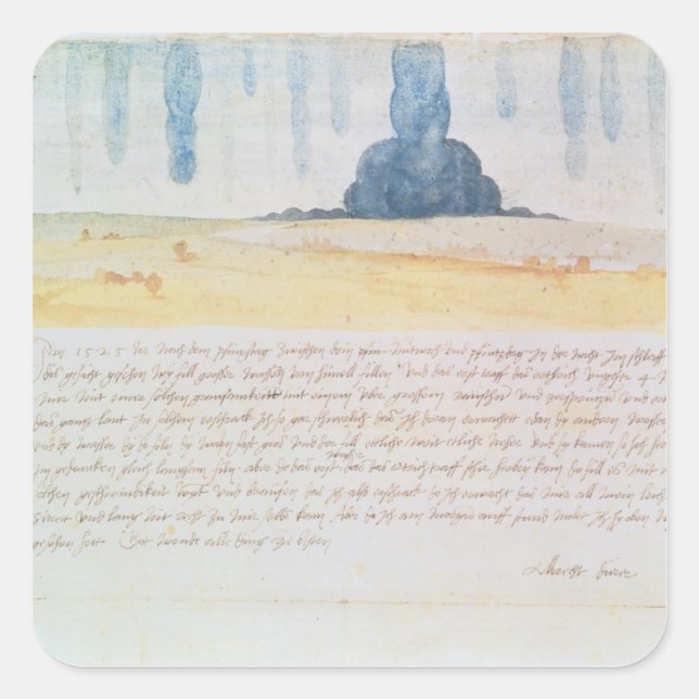 Adesivo Quadrado Uma visão (Frente)