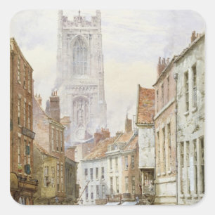 Adesivo Quadrado Uma vista de Irongate, Derby