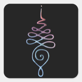 Adesivo Quadrado Unalome 1