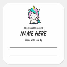 Unicorn Crianças com Mensagem